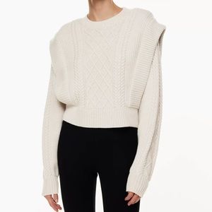 Aritzia Babaton Seek Sweater Heather Birch Size Medium